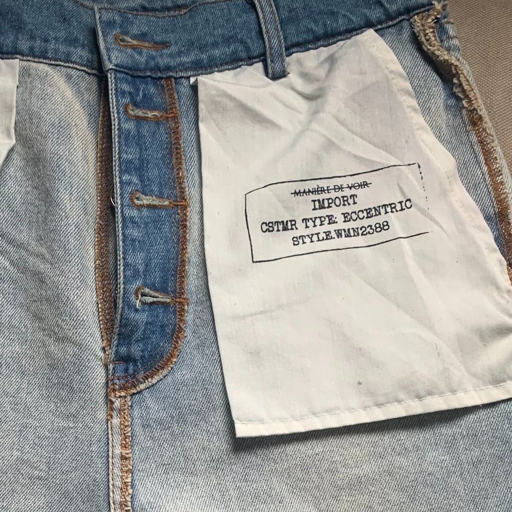 NEW Maniere de voir Jeans US 4 INSIDE OUT NEW